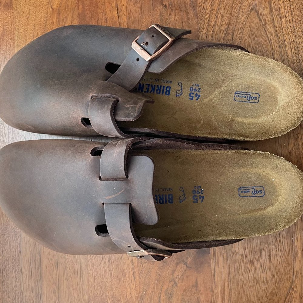 Birkenstock Boston Soft Footbed slides - Men Size 11 - 11 1/2 US /Birkenstock 45